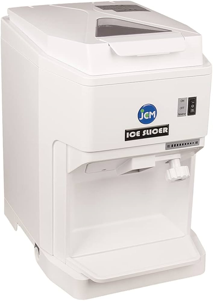 JCM アイススライサー　電動　JCM-IS-TO かき氷機　業務用 Amazon.co.jp: 業務用(ジェーシーエム)JCM 電動かき氷機 キューブ